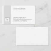 Professionele elegante Logo in bedrijf Modern Visitekaartje (Voorkant / Achterkant)