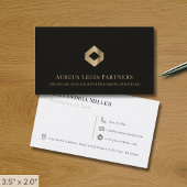 Professionele Elegante Luxe Logo Visitekaartje