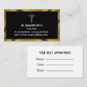 Professionele Elegante Medische Zorg Afspraak Afsprakenkaartje (Voorkant / Achterkant)