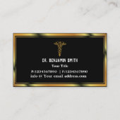 Professionele Elegante Medische Zorg Afspraak Afsprakenkaartje (Voorkant)