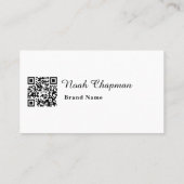 Professionele Elegante Merk Verkoopvertegenwoordig Visitekaartje (Achterkant)