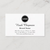 Professionele Elegante Merk Verkoopvertegenwoordig Visitekaartje (Voorkant)