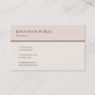 Professionele Elegante Minimalistische Moderne Sja Visitekaartje