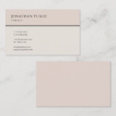 Professionele Elegante Minimalistische Moderne Sja Visitekaartje (Voorkant / Achterkant)