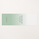 Professionele Elegante Mintgroene Oefenmat Yogamat (Voorkant (horizontaal))
