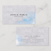 Professionele elegante moderne architect visitekaartje (Voorkant / Achterkant)