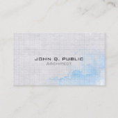 Professionele elegante moderne architect visitekaartje (Voorkant)