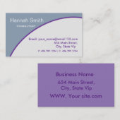 Professionele elegante moderne consultant visitekaartje (Voorkant / Achterkant)