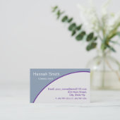 Professionele elegante moderne consultant visitekaartje (Staand voorkant)