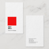 Professionele elegante moderne dikke luxe trendy visitekaartje (Voorkant / Achterkant)