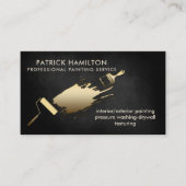 Professionele elegante moderne huisschilderkunst visitekaartje (Voorkant)