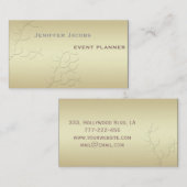 Professionele elegante, moderne luxe glanzende bla visitekaartje (Voorkant / Achterkant)