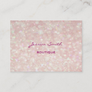 Professionele elegante moderne luxe glitter bokeh visitekaartje