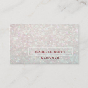 Professionele elegante moderne luxe glitter bokeh visitekaartje