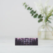 Professionele elegante moderne luxe glitter mini visitekaartje (Staand voorkant)