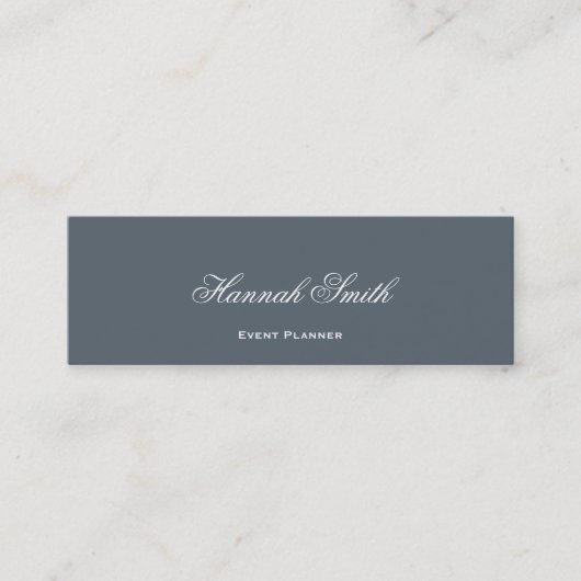 Professionele elegante moderne luxe glitter mini visitekaartje (Voorkant)