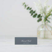 Professionele elegante moderne luxe glitter mini visitekaartje (Staand voorkant)