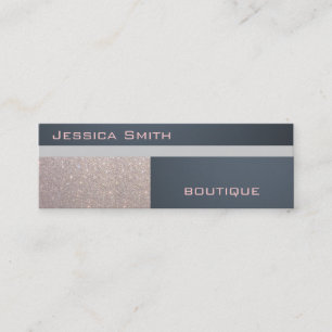 Professionele elegante moderne luxe glitterij mini visitekaartje