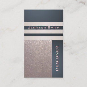 Professionele elegante moderne luxe glitterij visitekaartje