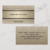 Professionele elegante moderne luxe glitterij visitekaartje (Voorkant / Achterkant)