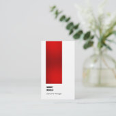 Professionele elegante, moderne, luxe-linnen trend visitekaartje (Staand voorkant)