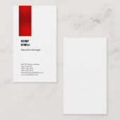 Professionele elegante, moderne, luxe-linnen trend visitekaartje (Voorkant / Achterkant)