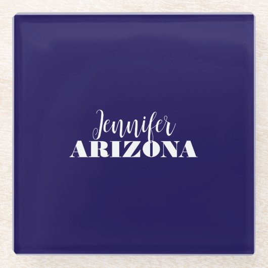 Professionele elegante moderne minimalistische don glazen onderzetter (Voorkant)