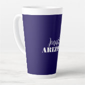 Professionele elegante moderne minimalistische don latte mok (Linkerhoek)