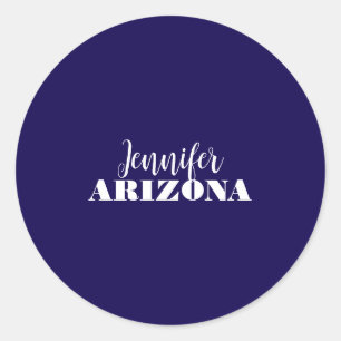 Professionele elegante moderne minimalistische don ronde sticker