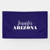 Professionele elegante moderne minimalistische don spandoek (Horizontaal)