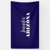 Professionele elegante moderne minimalistische don spandoek (Verticaal)