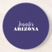 Professionele elegante moderne minimalistische don zandsteen onderzetter (Voorkant)