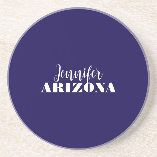 Professionele elegante moderne minimalistische don zandsteen onderzetter (Voorkant)