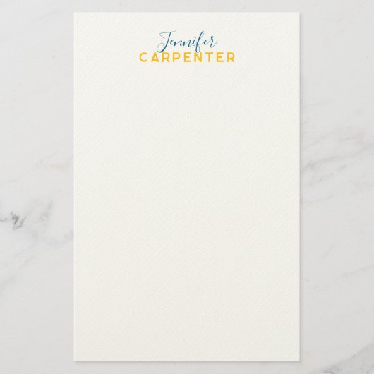 Professionele elegante moderne minimalistische eff briefpapier (Voorkant)