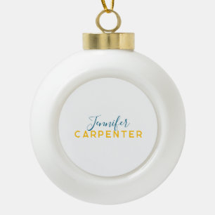 Professionele elegante moderne minimalistische eff keramische bal ornament