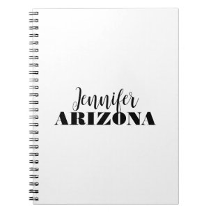 Professionele elegante moderne minimalistische eff notitieboek