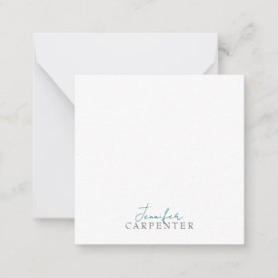 Professionele elegante moderne minimalistische eff notitiekaartje