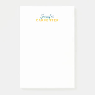 Professionele elegante moderne minimalistische eff post-it® notes