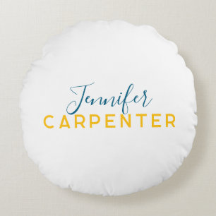 Professionele elegante moderne minimalistische eff rond kussen