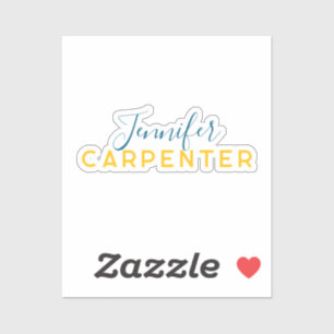 Professionele elegante moderne minimalistische eff sticker