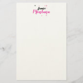 Professionele elegante moderne minimalistische naa briefpapier (Voorkant)