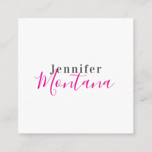 Professionele elegante moderne minimalistische naa informatiekaartje