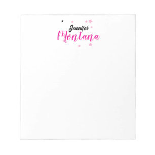 Professionele elegante moderne minimalistische naa notitieblok