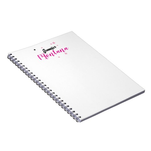 Professionele elegante moderne minimalistische naa notitieboek (Rechterzijde)