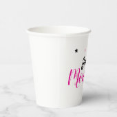 Professionele elegante moderne minimalistische naa papieren bekers (Rechts)