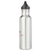 Professionele elegante moderne minimalistische naa waterfles  (Rechts)