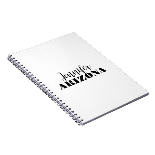 Professionele elegante moderne minimalistische vla notitieboek (Rechterzijde)