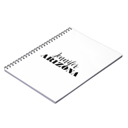 Professionele elegante moderne minimalistische vla notitieboek (Linkerzijde)