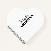 Professionele elegante moderne minimalistische vla notitieboek (Voorkant)