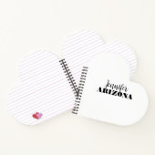 Professionele elegante moderne minimalistische vla notitieboek (Binnen)